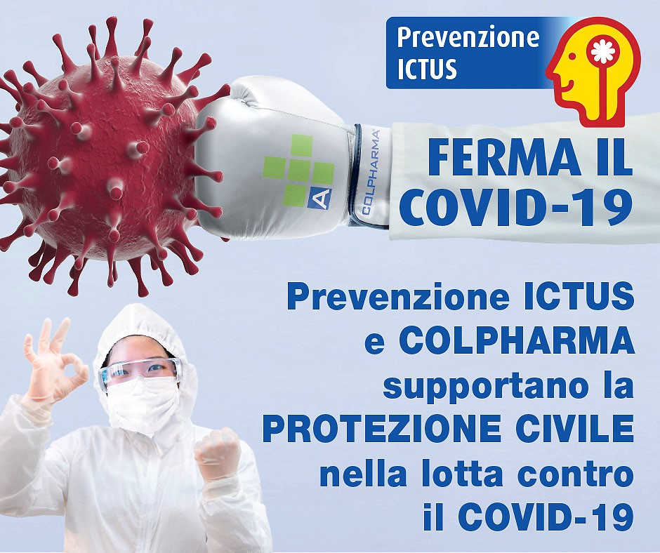 coronavirus - prevenzioneICTUS per la protezione civile