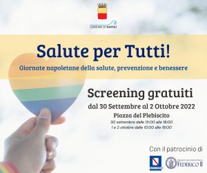 PREVENZIONE ICTUS, PRESENTE ALL’EVENTO “SALUTE PER TUTTI”, GIORNATE ALL’INSEGNA DELLA PREVENZIONE